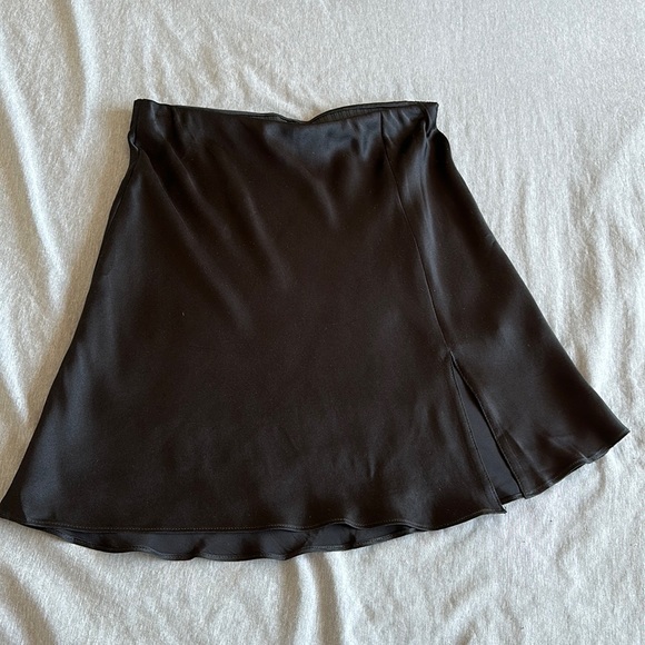 Amanda Uprichard satin mini skirt